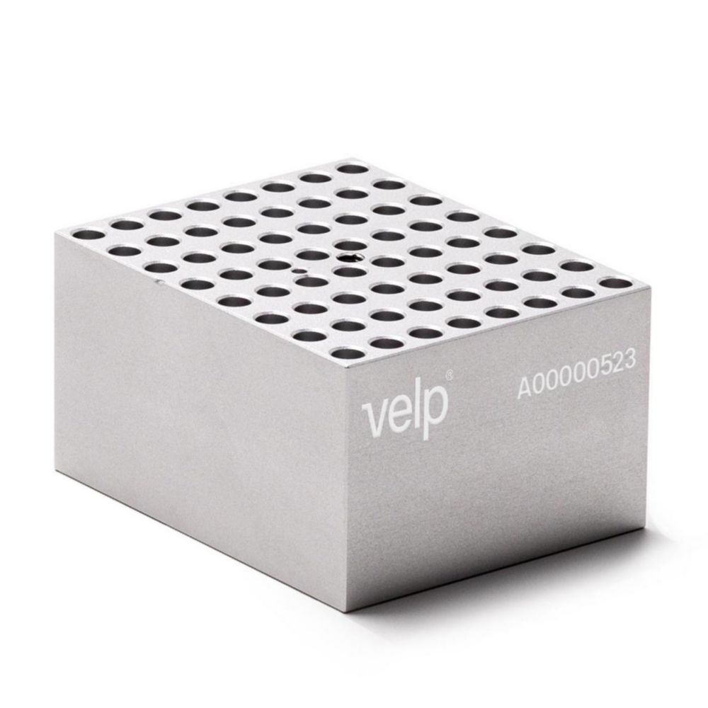 Blocks for PCR vessels for dry block heater ECODRYBlock | Type: PCR-W64-V002-A