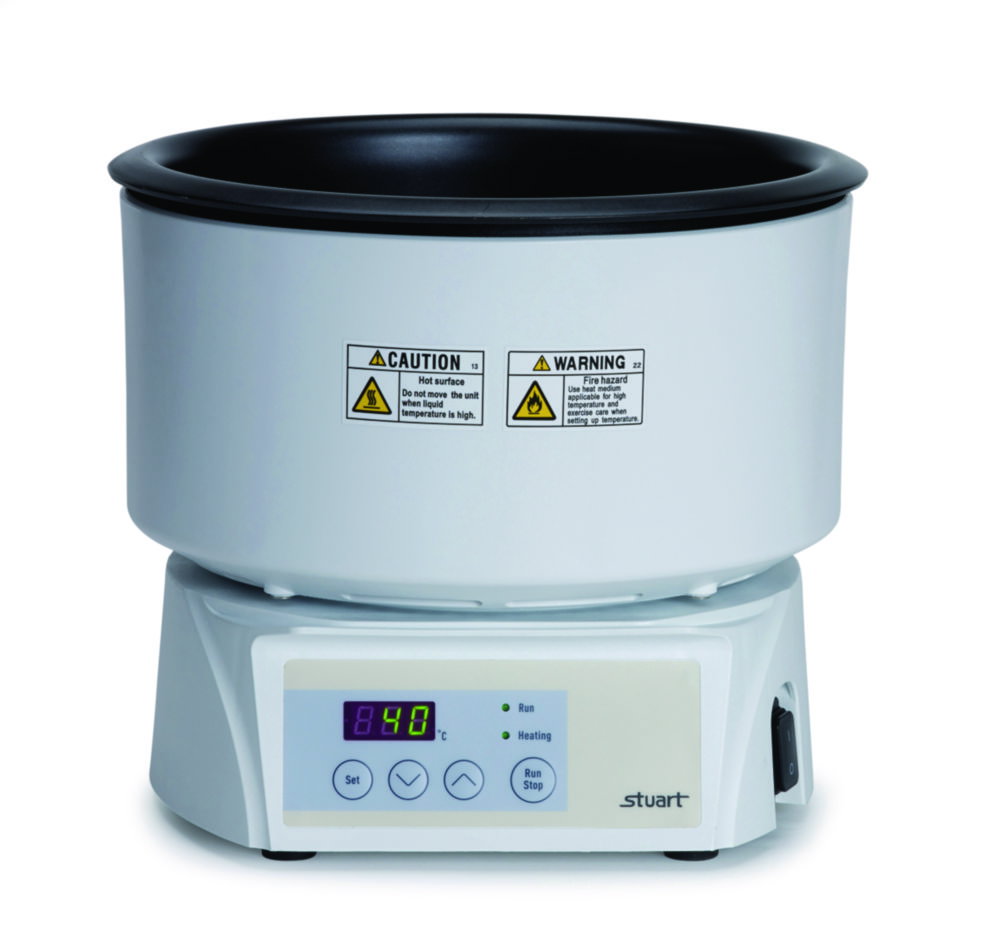Oil bath for rotary evaporators