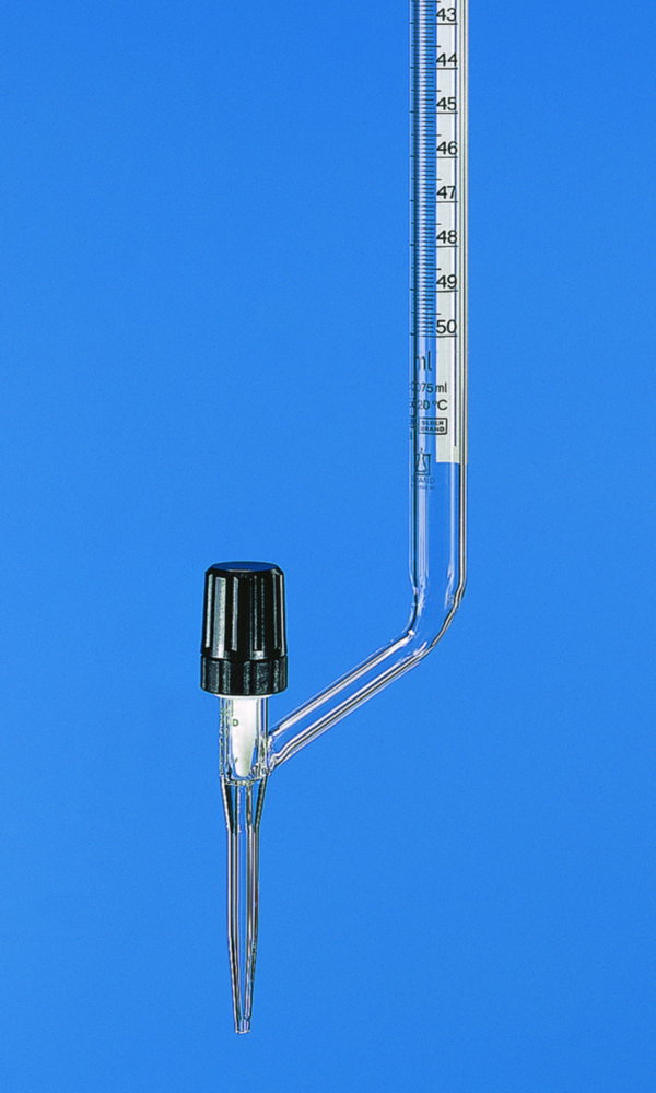 Burette, rubinetto laterale, Boro 3.3, Classe B