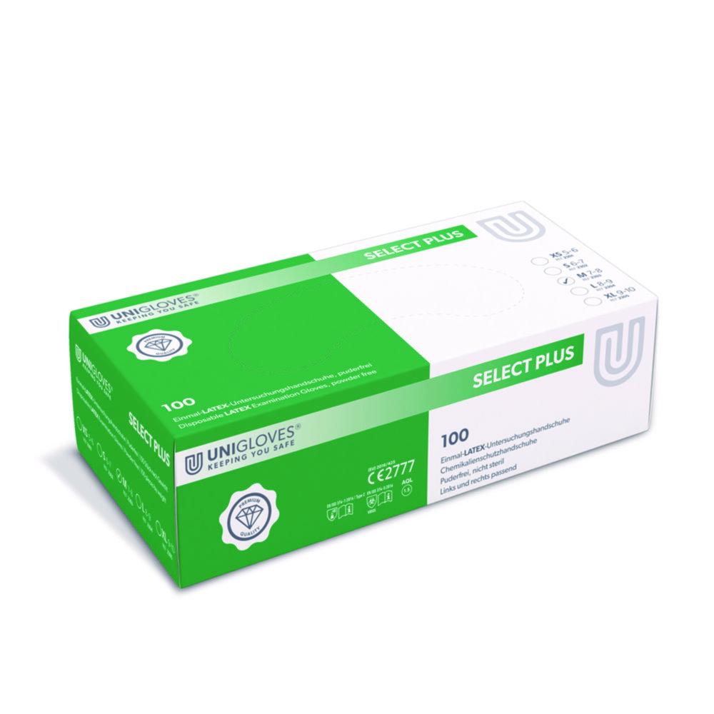Disposable Gloves Select Plus, Latex