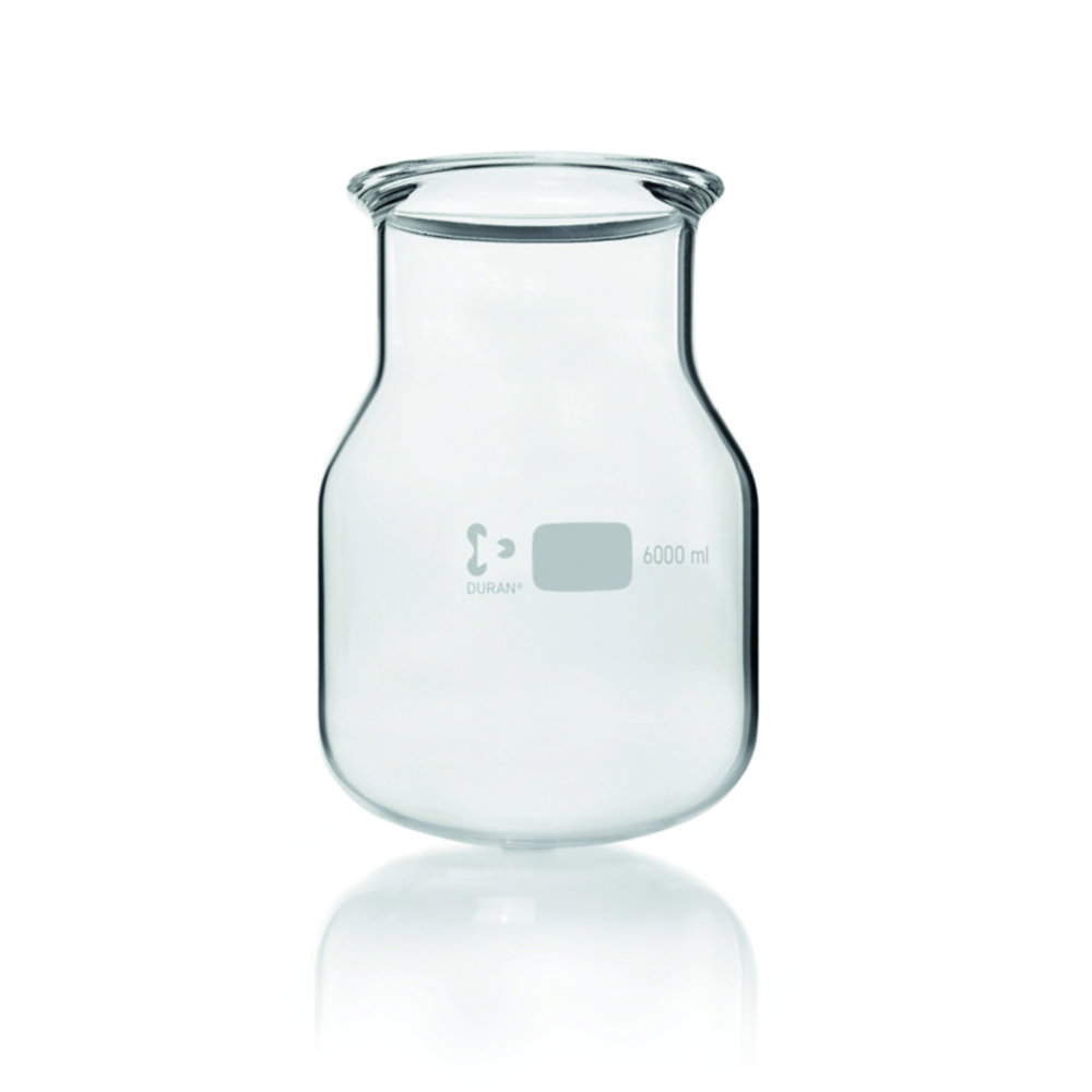 Reaction flasks, flat flange, DURAN®, flask shaped