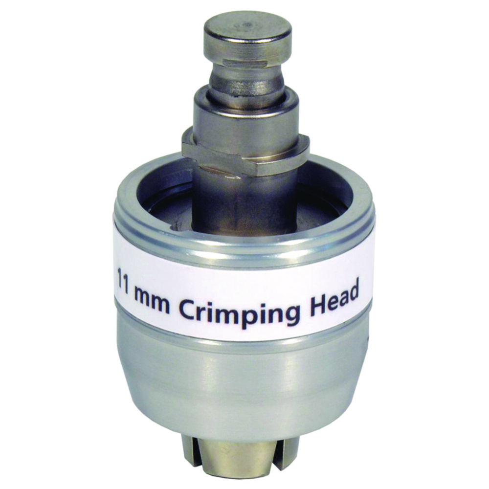 Crimping heads for crimp caps