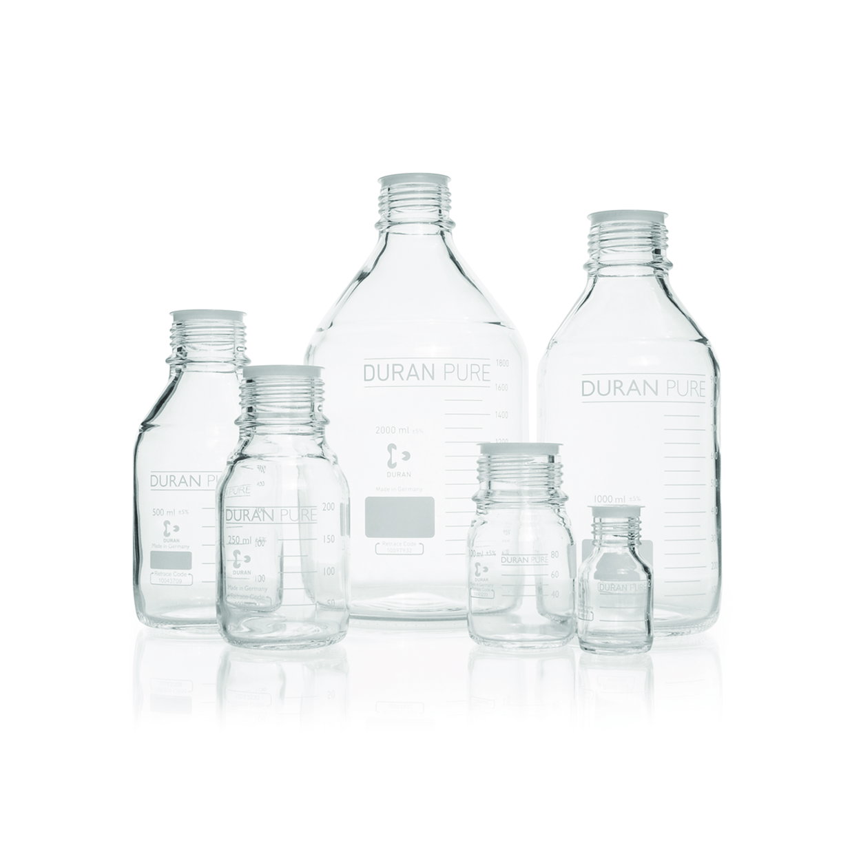 Laboratory bottles, Duran® PURE, clear