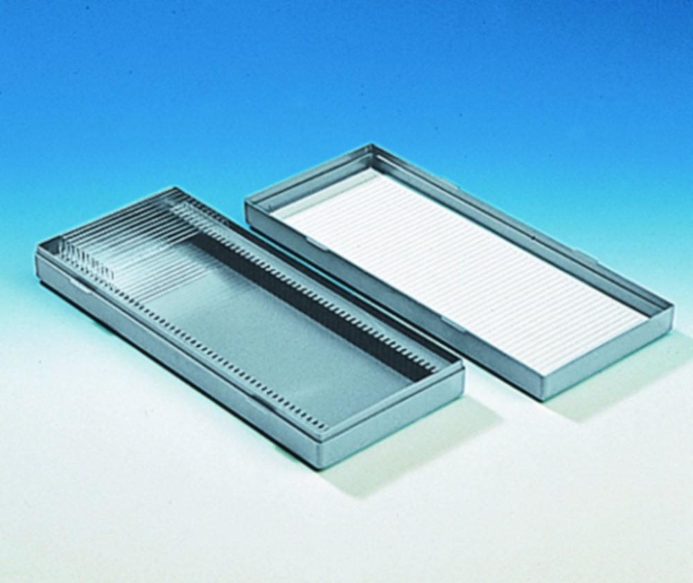 Microscope slide boxes, PS