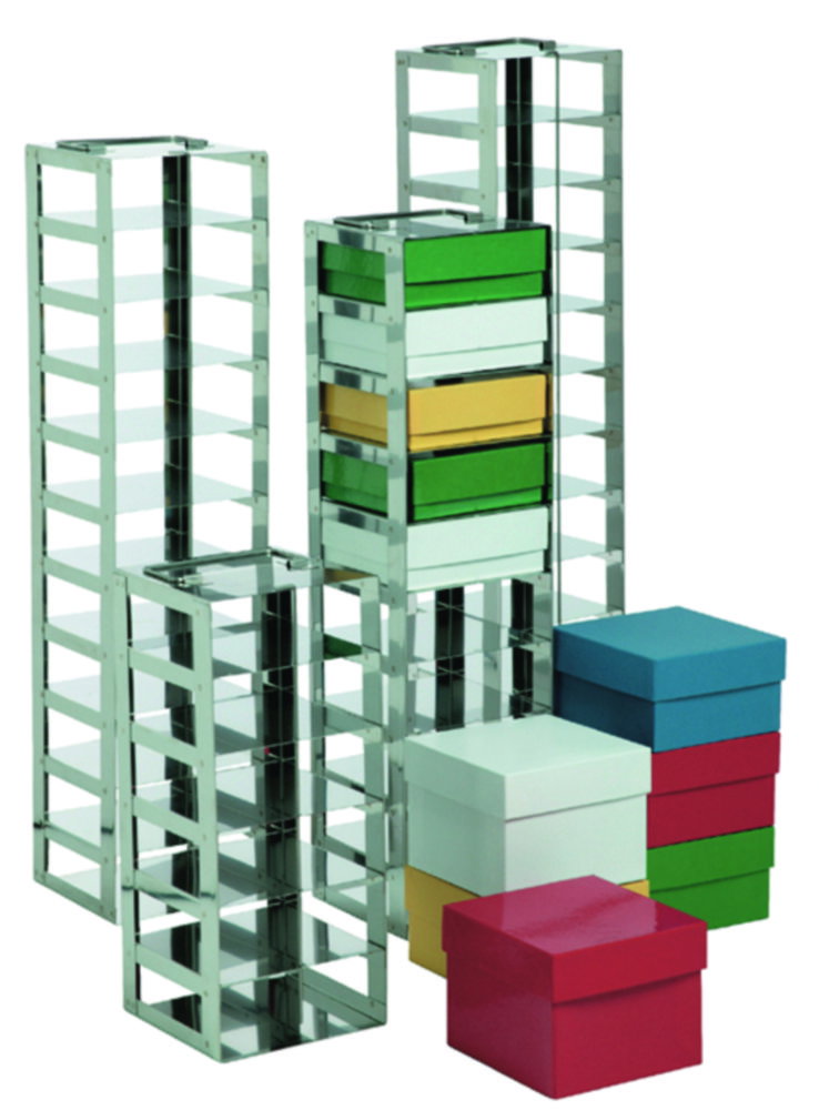 Chest freezer racks, classic, stainless steel, for boxes with 150 mm height