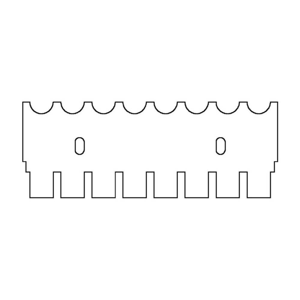 Pettini per il serbatoio per elettroforesi su gel MultiSUB Midi