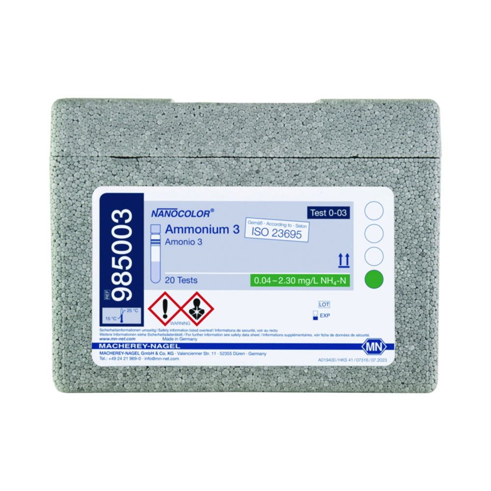 Test in provetta NANOCOLOR® Ammonium