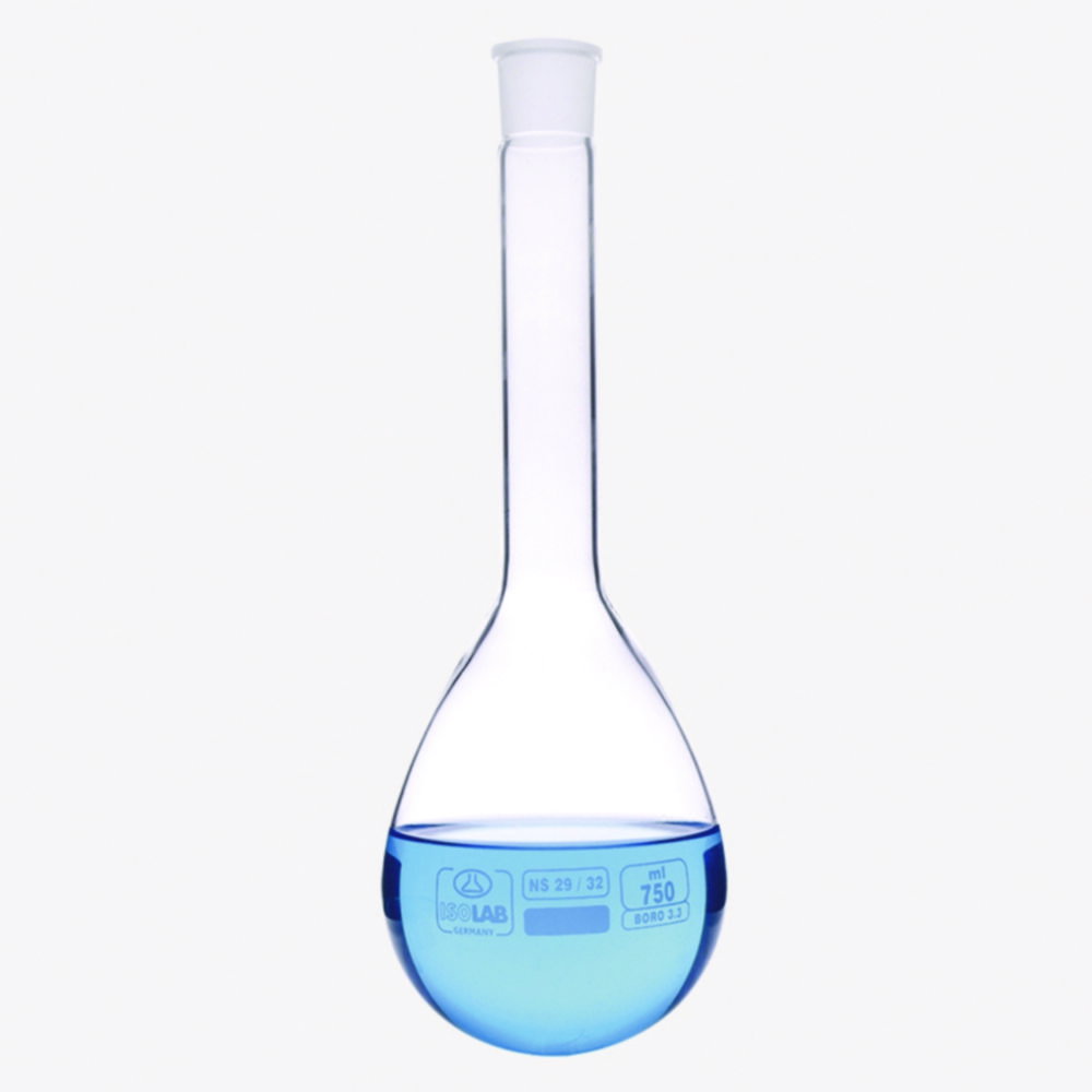 Kjeldahl flasks with ground neck, borosilicate glass 3.3