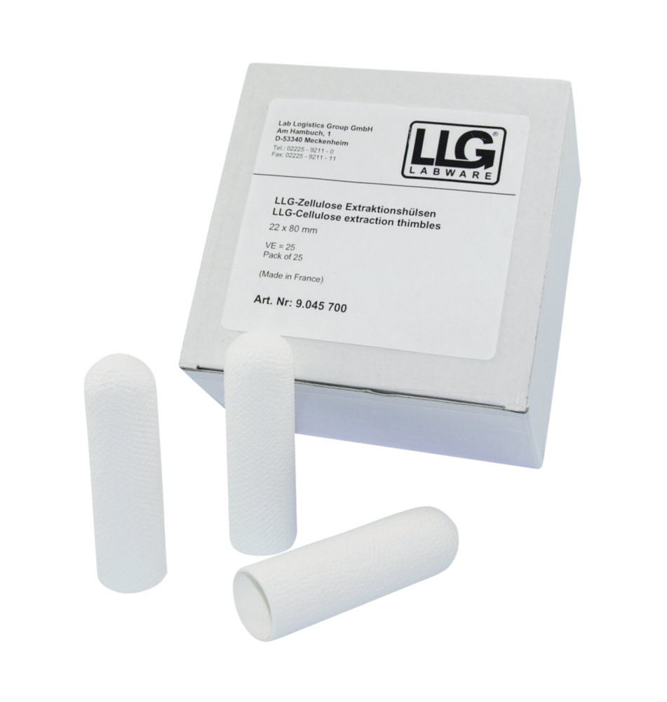 LLG-Ditali di estrazione, cellulosa