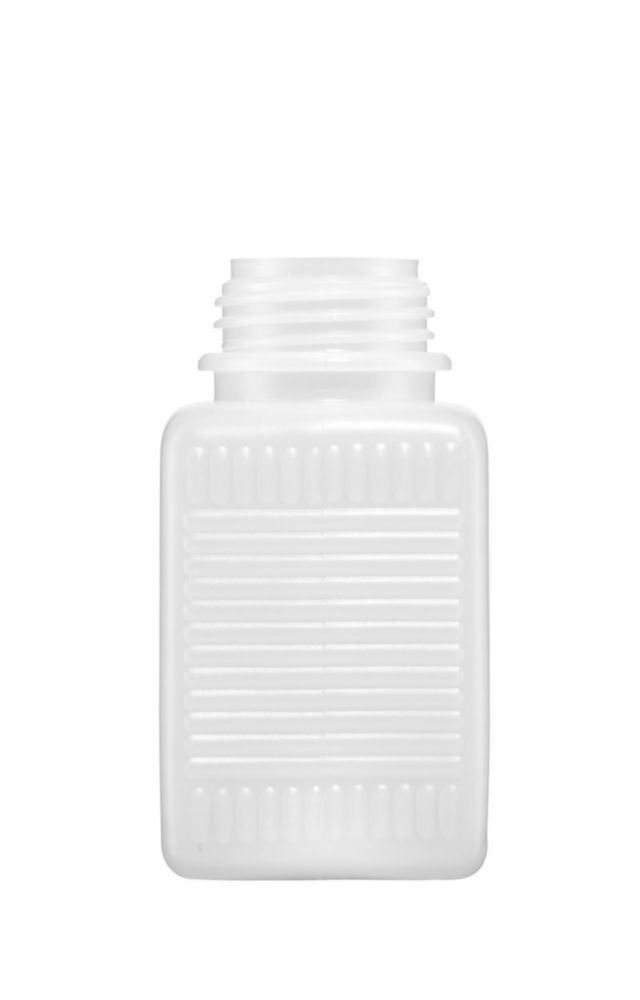 Bottiglie a bocca larga, forma quadrata, serie 310, HDPE