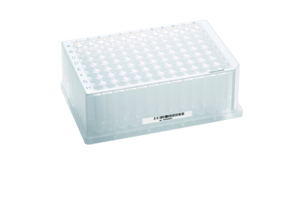 Deep-Well Plates, 96/384-well, PP, with barcode, PCR clean