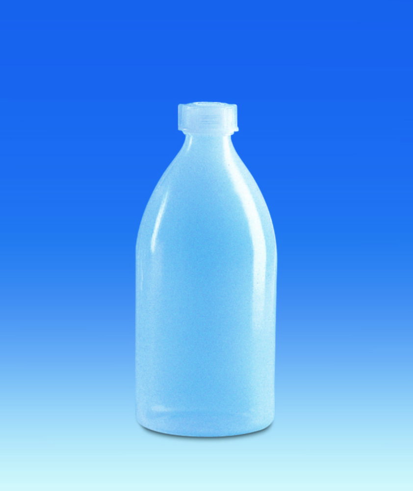 Bottiglie a bocca stretta, con tappo a vite, LDPE