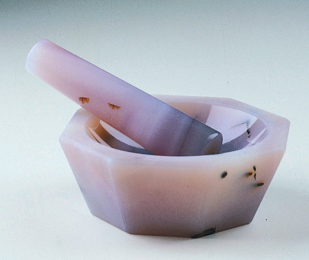 Mortars and pestles, Agate