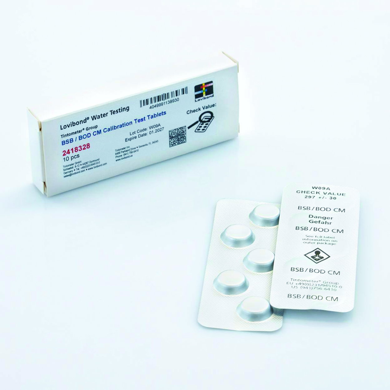 Chemicals for BOD measurement system BD 600/606