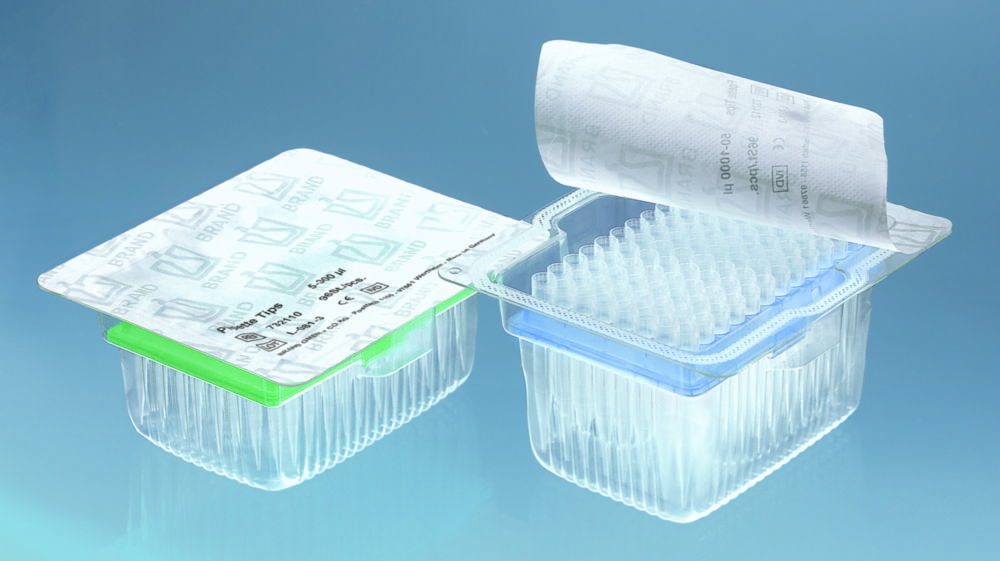 Puntali robotizzati, PP, in rack in TipRack, BIO-CERT