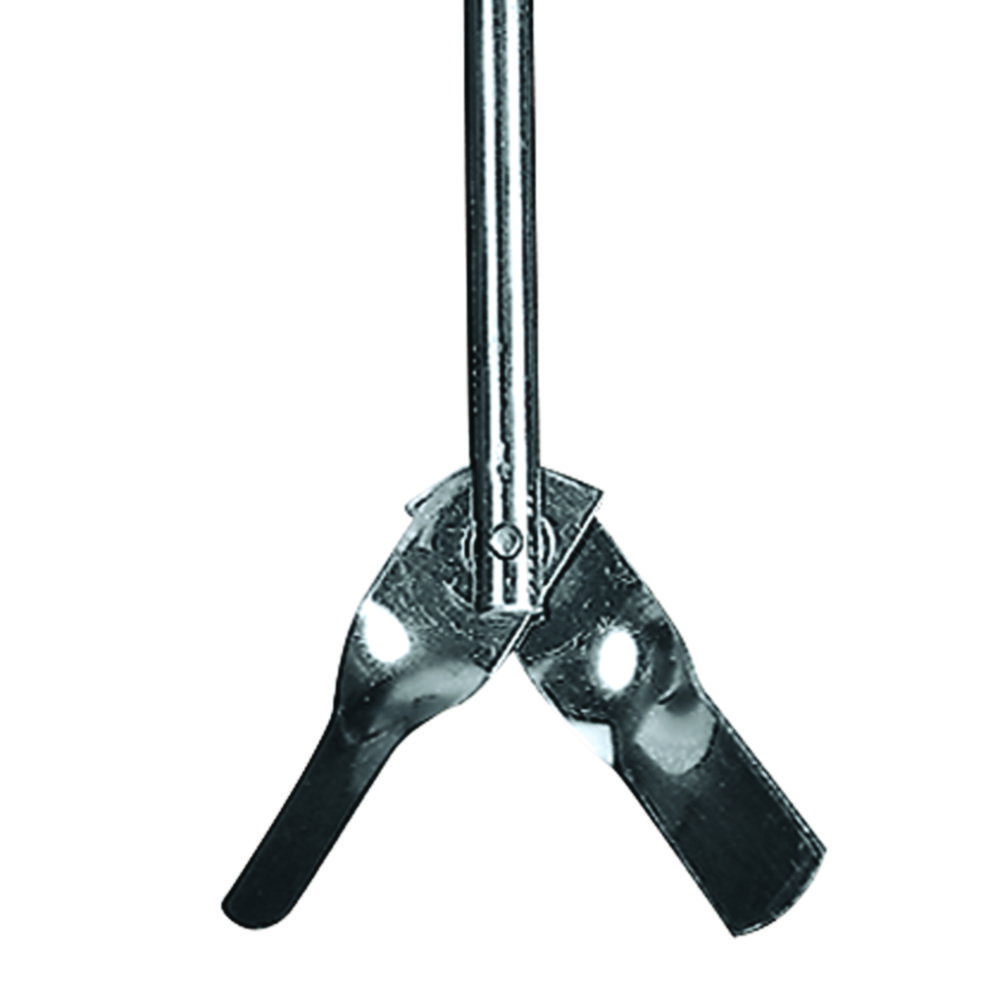 Centrifugal stirring rotors, 2-blade, stainless steel 1.4305