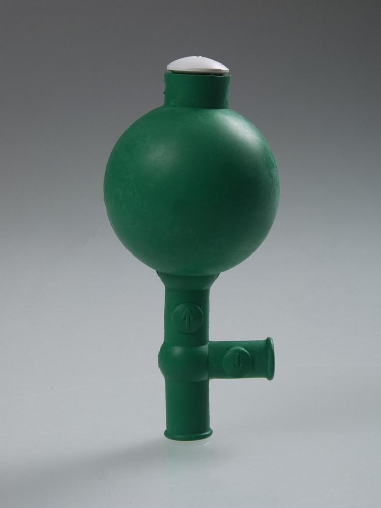 Sfera di sicurezza per pipette, verde per tutte le pipette fino a 100 ml