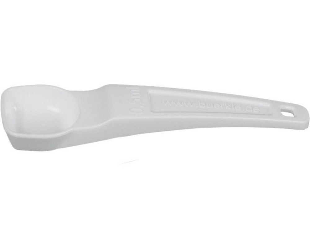 Disposable measuring spoons, PS, white