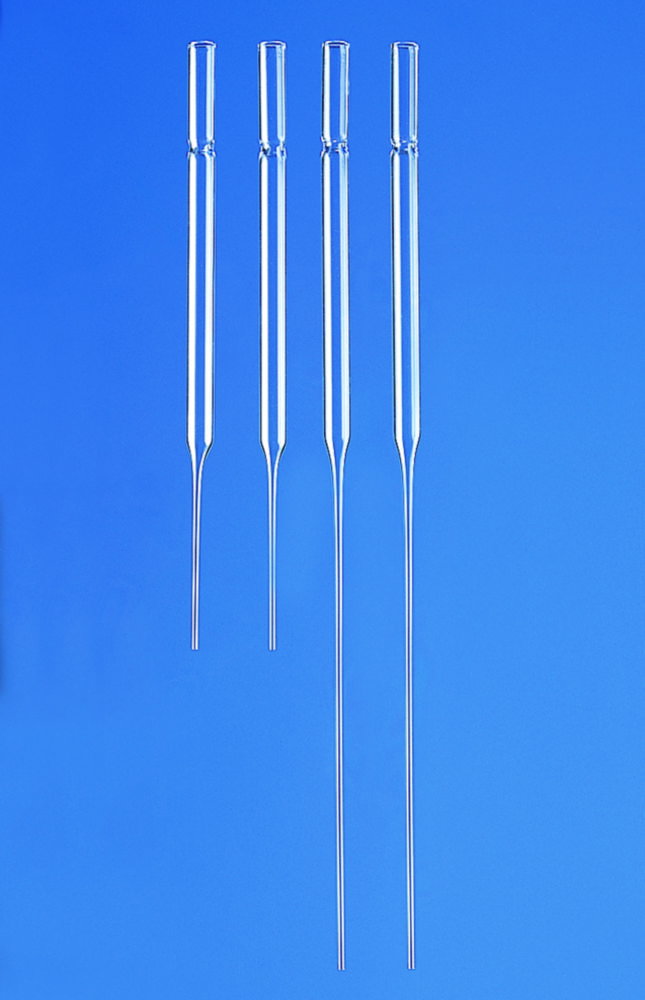 Pipette Pasteur, vetro Soda-lime