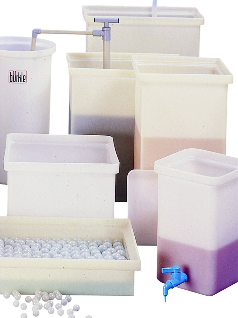 Containers, rectangular, LLDPE