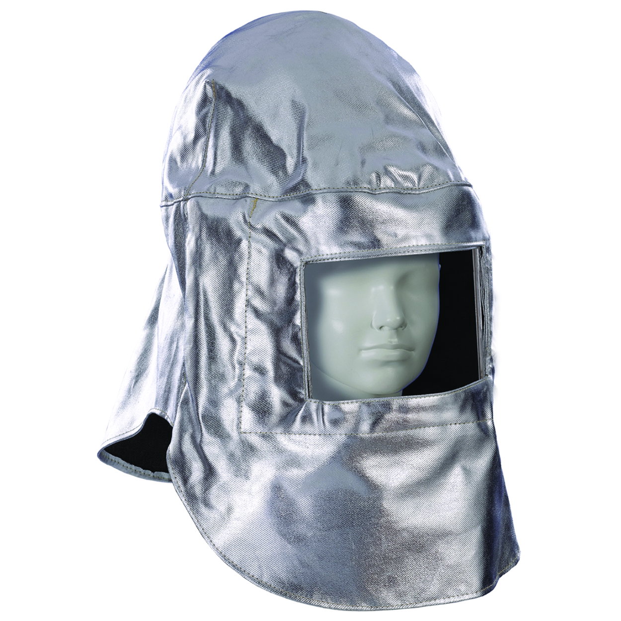 Heat-protection hood with aluminium frame