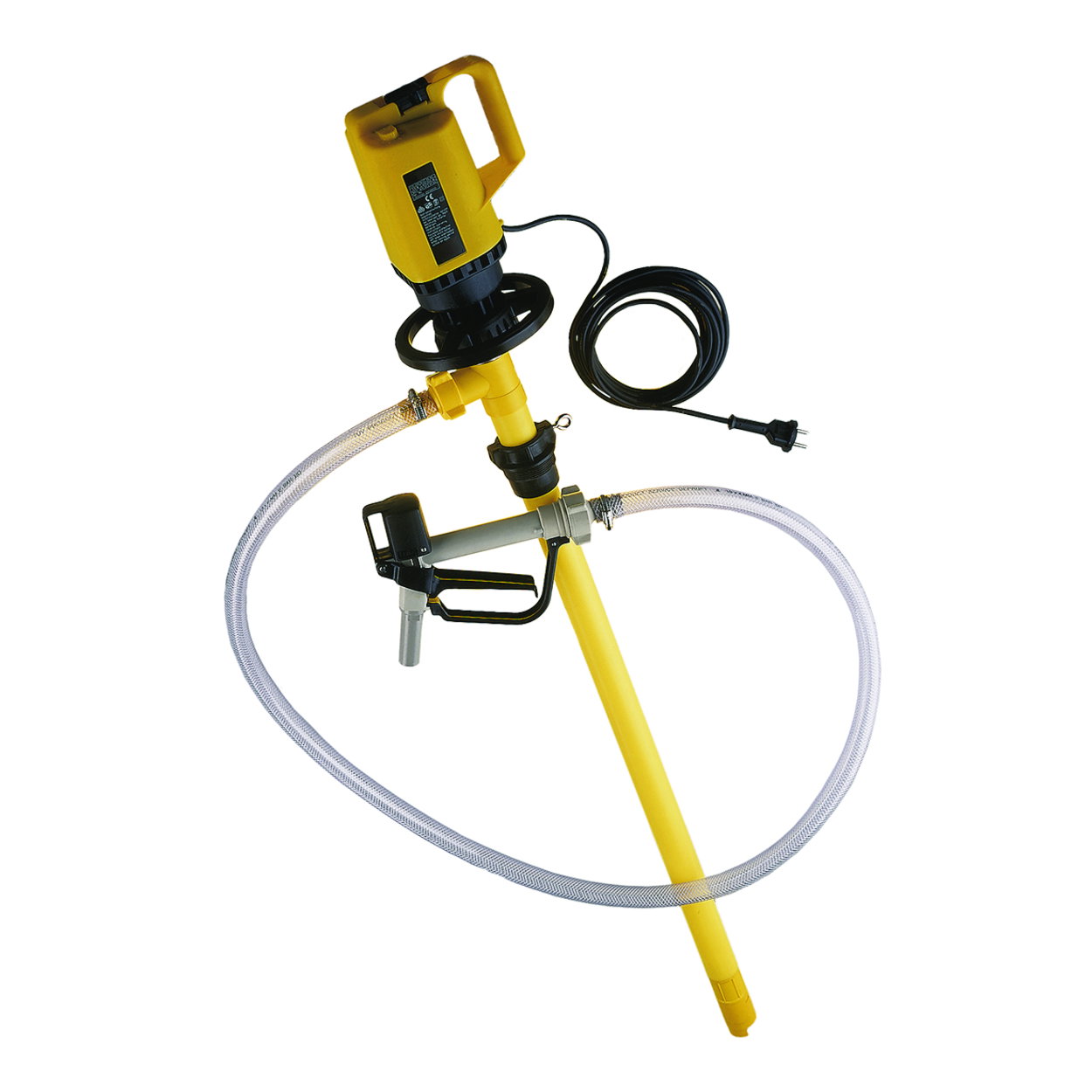 Drum pump for acids and alkalis