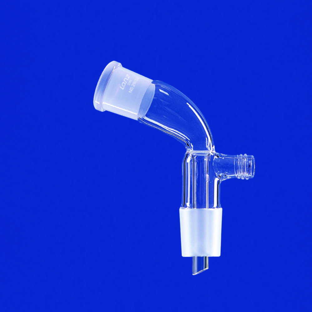 Adattatori ricevitori, con filettatura GL, tubo DURAN®, piegati