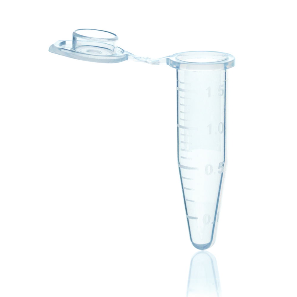Provette di reazione con coperchio, PP, BIO-CERT® PCR QUALITY