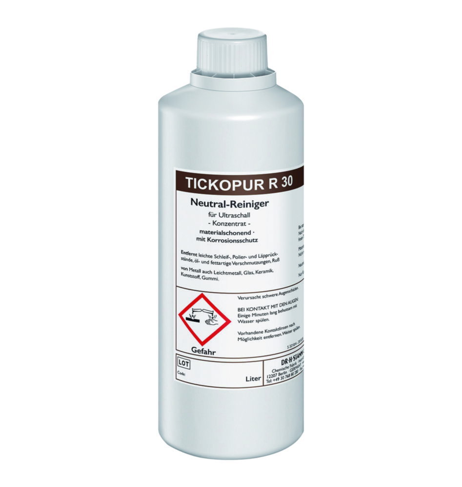Soluzioni concentrate per bagni ad ultrasuoni TICKOPUR R 30