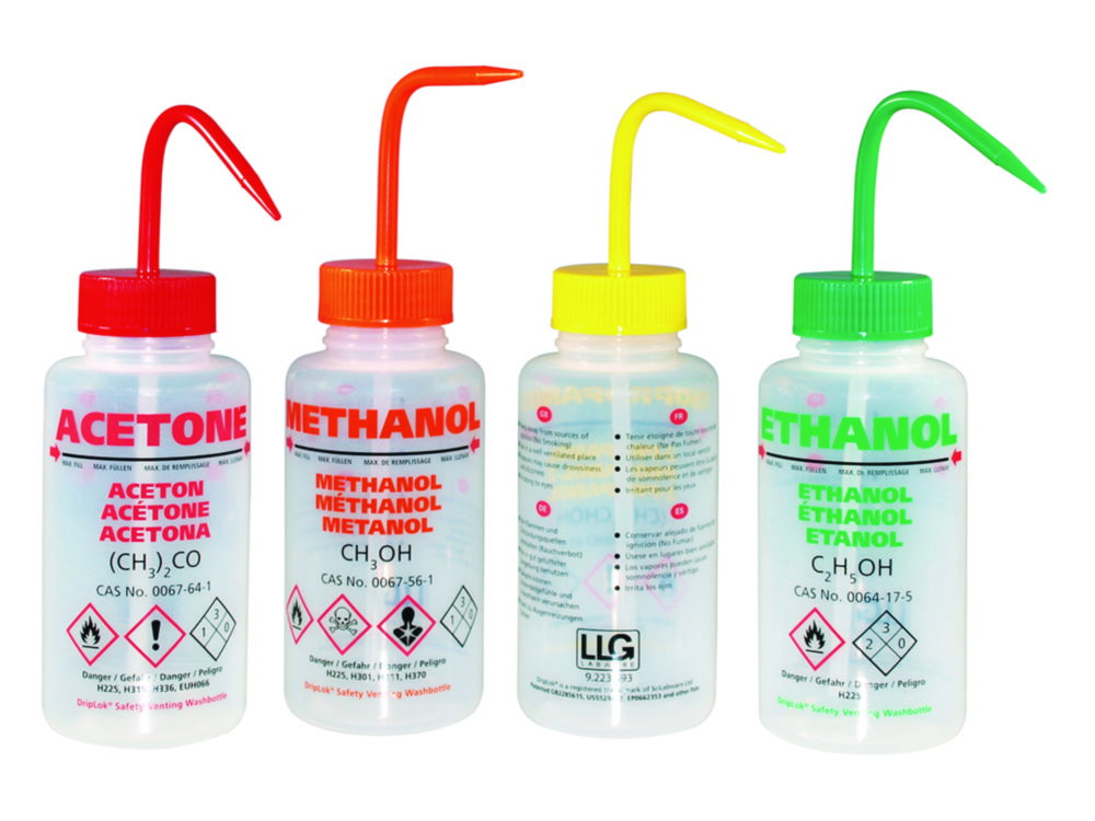 LLG-Spruzzette ventilate di sicurezza, LDPE