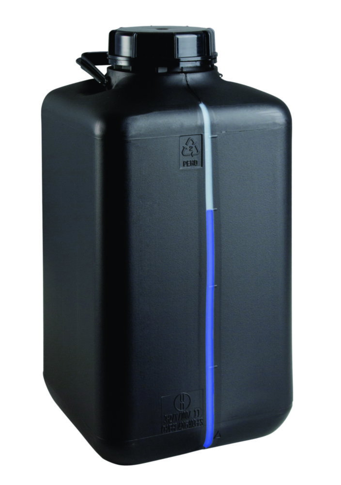 Contenitore di sicurezza con banda visiva, HDPE, elettroconduttivo, con approvazione-UN
