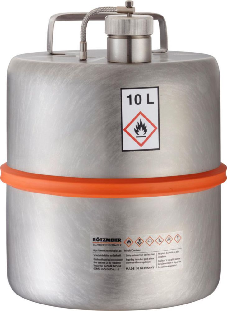 Safety transportation barrel without pressure control valve
