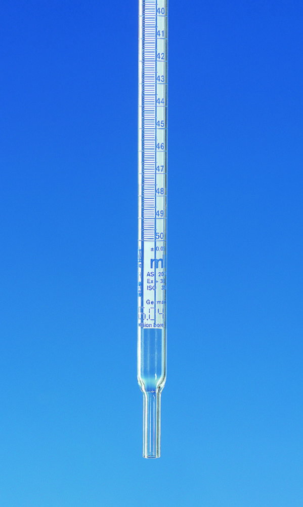 Spare burette tubes for the compact burette, boro 3.3