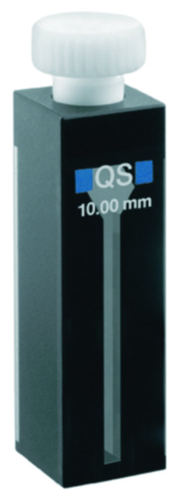 Cells for absorption measurement, UV-range, black side walls and base