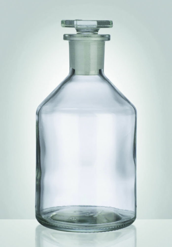Bottiglie per reagenti a bocca stretta, vetro soda-lime
