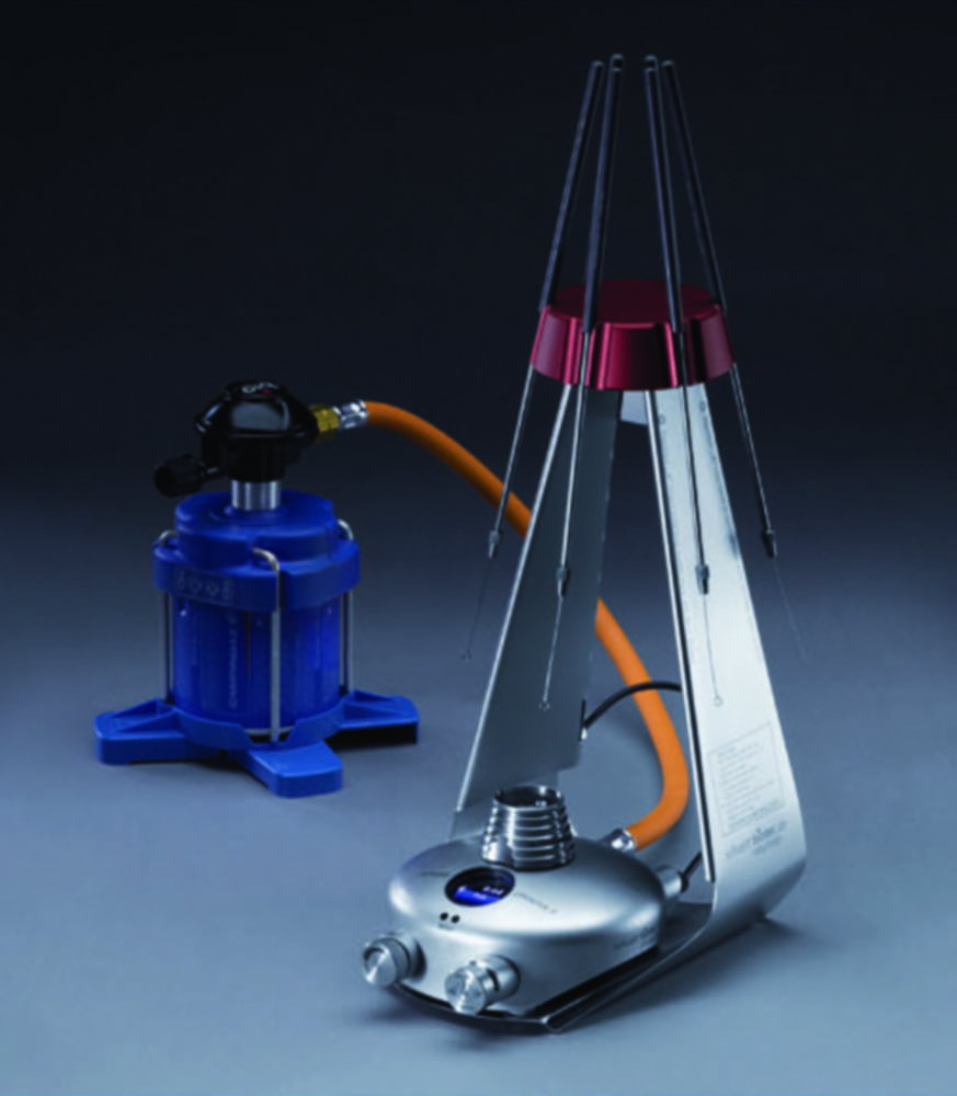 Flame sterilization carousel schuett easyloop, semi-automatic