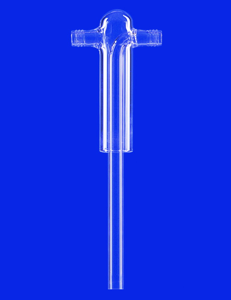Gas washbottle heads for gas washing bottles with screw connections