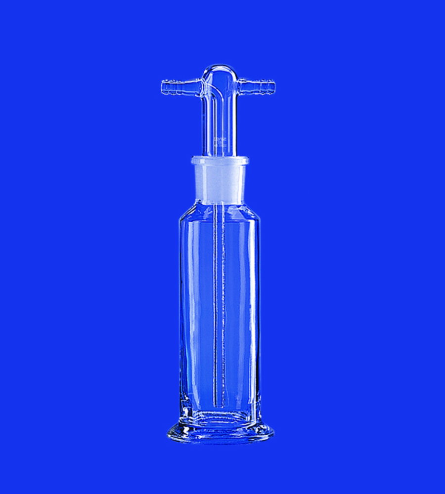 Gas washing bottles acc. to Drechsel, without Filter, with thread connections