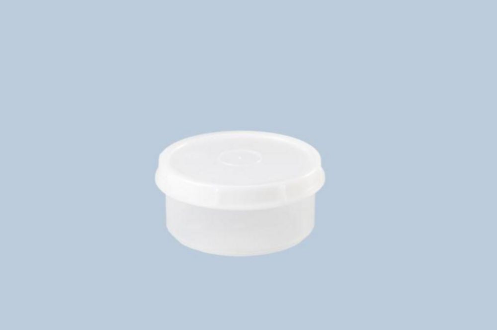 Jars with screw cap, PP