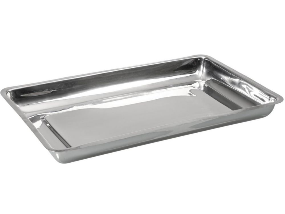 Vassoi, acciaio inox, forma bassa