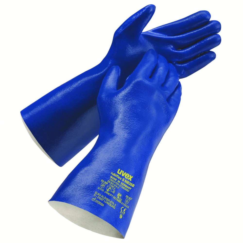 Chemical Protection Glove uvex rubiflex S NB35B, NBR