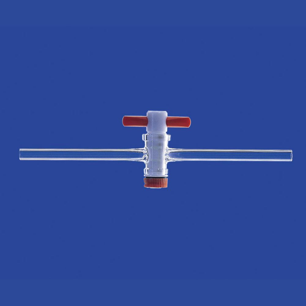Stopcocks, with PTFE plug, borosilicate glass 3.3