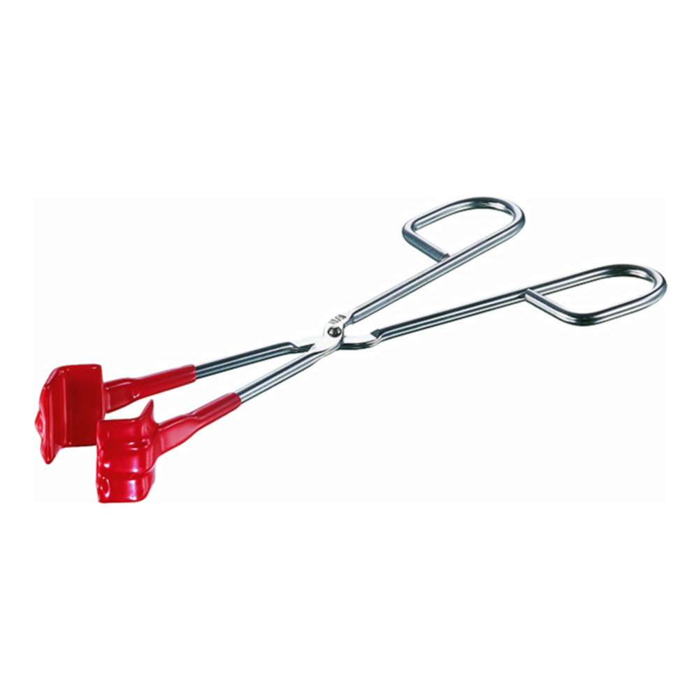 Flask tongs, stainless steel