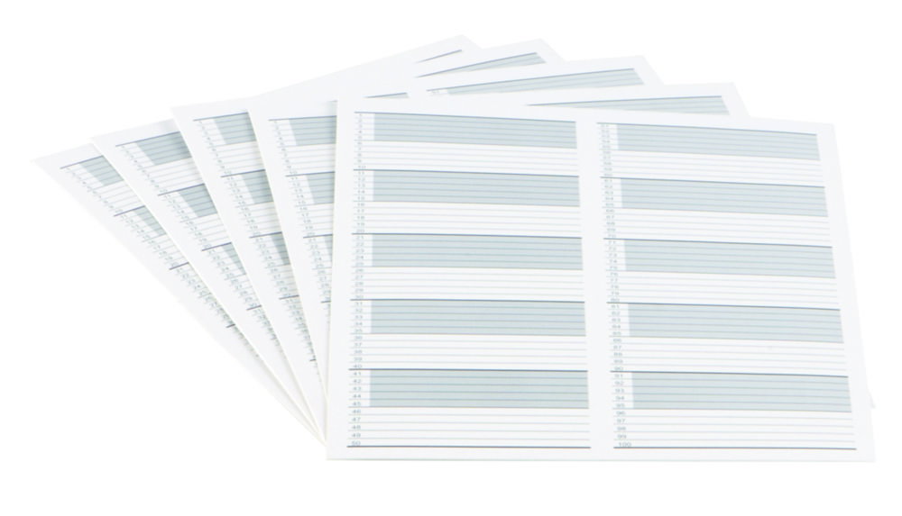 Spare Inventory Card for Microscope Slide Boxes Premium Plus