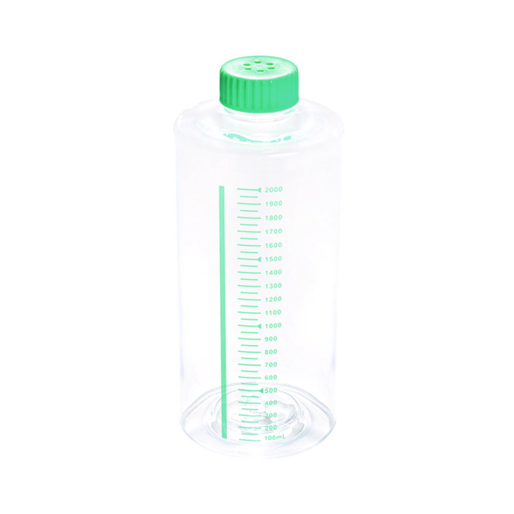 Roller bottles, PS, with easy grip vent cap, HDPE