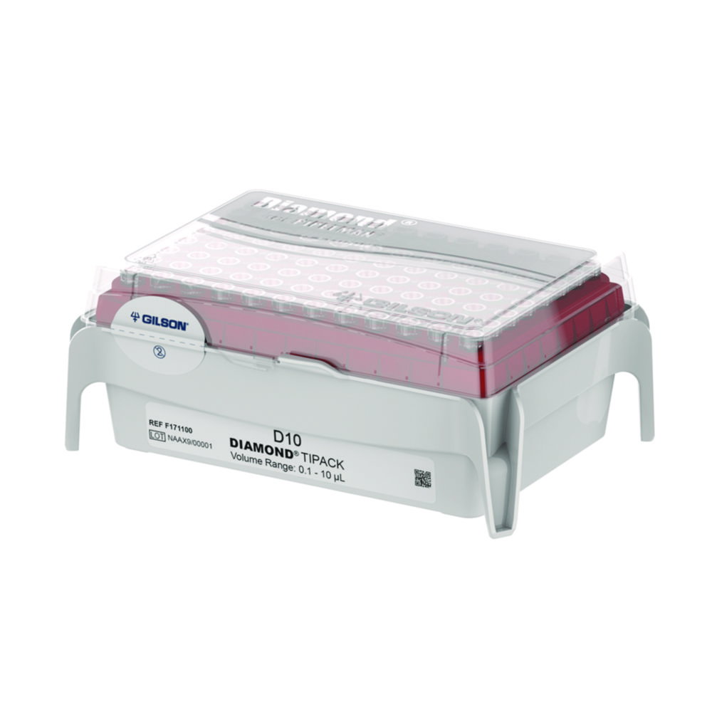 Puntali per pipette PIPETMAN® DIAMOND, rack TIPACK™
